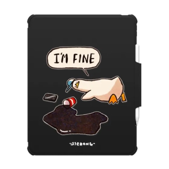 Casetify Accessories - Casetify “I'm fine” Impact Folio Case By SSEBONG IPad Pro 13 inch